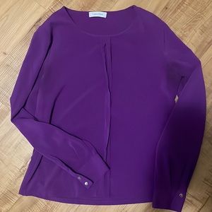 Calvin Klein purple blouse